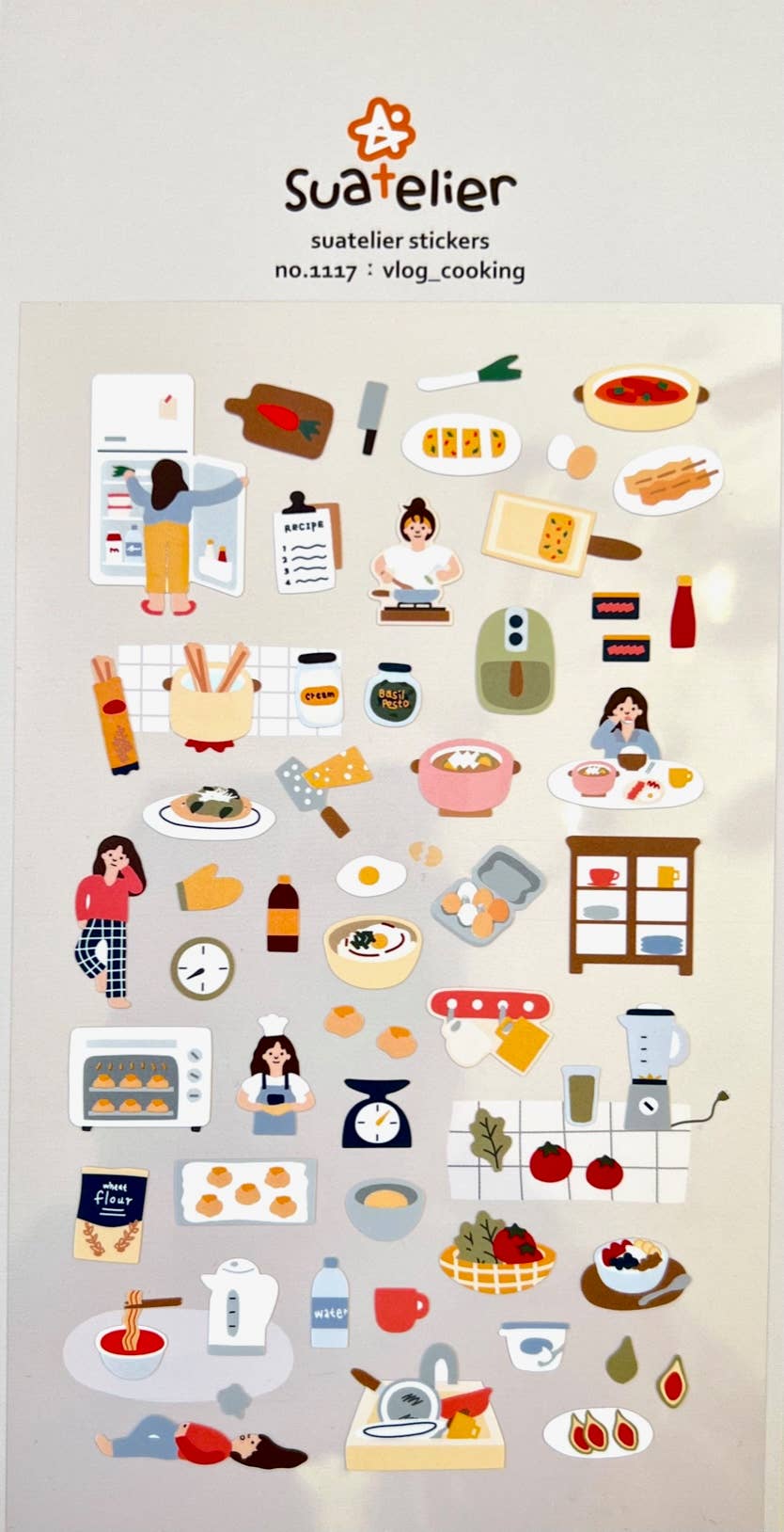 01117 COOKING STICKERS - homesewn
