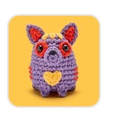 PREORDER Pablo the Alebrije Dog Crochet Kit - Dia de Los Muertos The Woobles