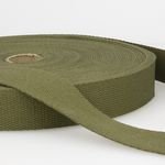1 1/4" Cotton Webbing - Solid - Sold by the 1/4 yard - homesewn