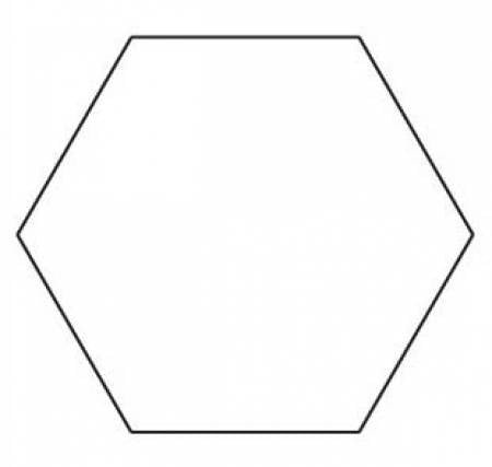 1in Hexagon Papers - 100 pieces - homesewn
