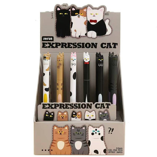 22728 Expression Cat Gel Pen - 36 - homesewn