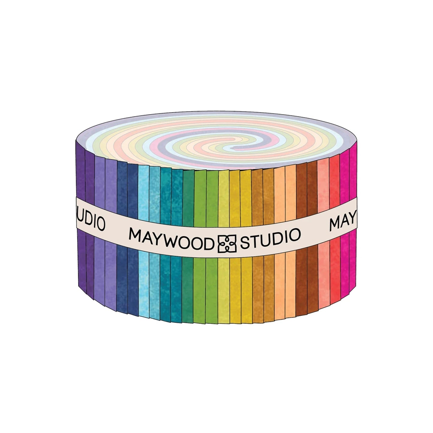 2.5in Strips Shadow Play Spectrum, 40pcs/bundle - homesewn