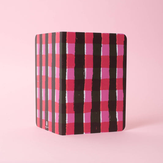 Big Gingham B6 Blank Notebook