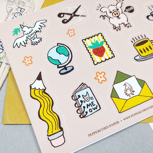 Cozy Time Sticker Sheet