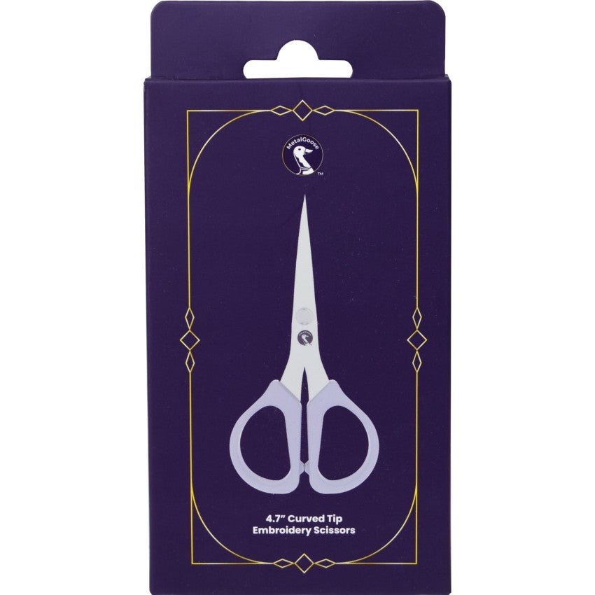 4 - 45/64" Curved Tip Embroidery Scissors - homesewn