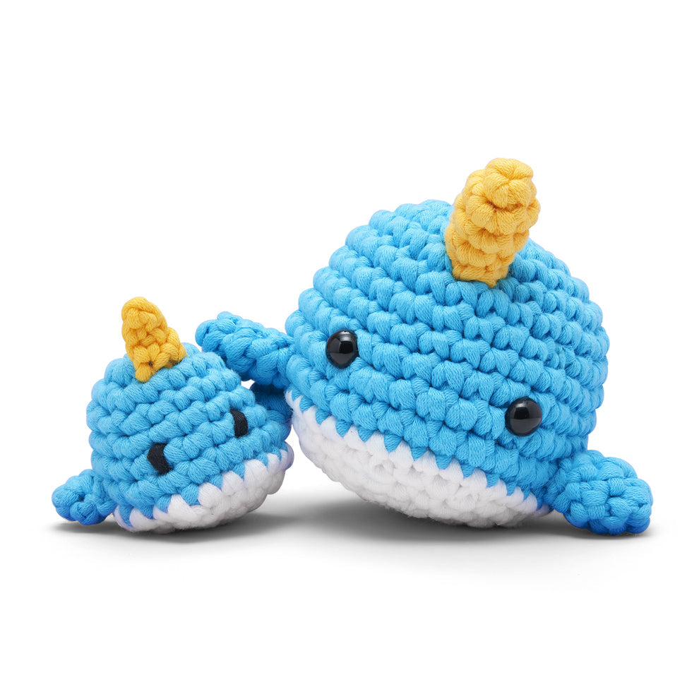 Bjorn the Narwhal & Teensy Weensy Beginner Crochet Kit