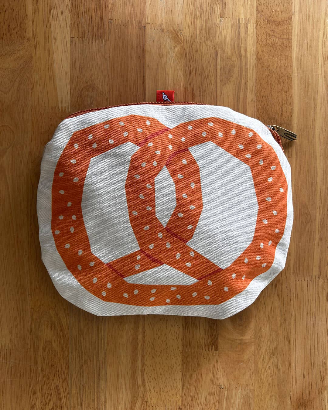 Pretzel Canvas Zipper Pouch/Pencil Case