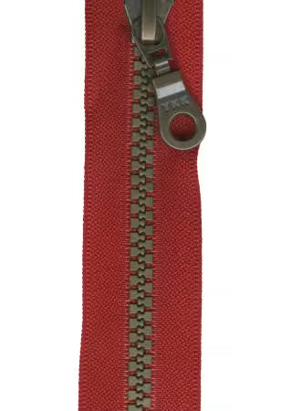 YKK #4.5 Nylon Coil Metal Look Closed Bottom Zipper