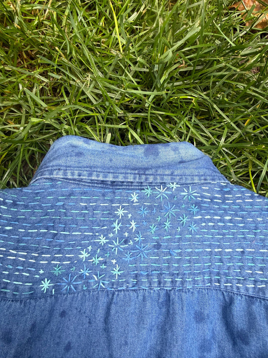 Postcolonial Love Poem . Mending + Embellishment Transfer