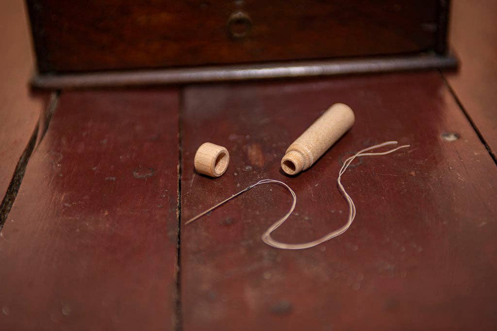 Wooden Needle Case
