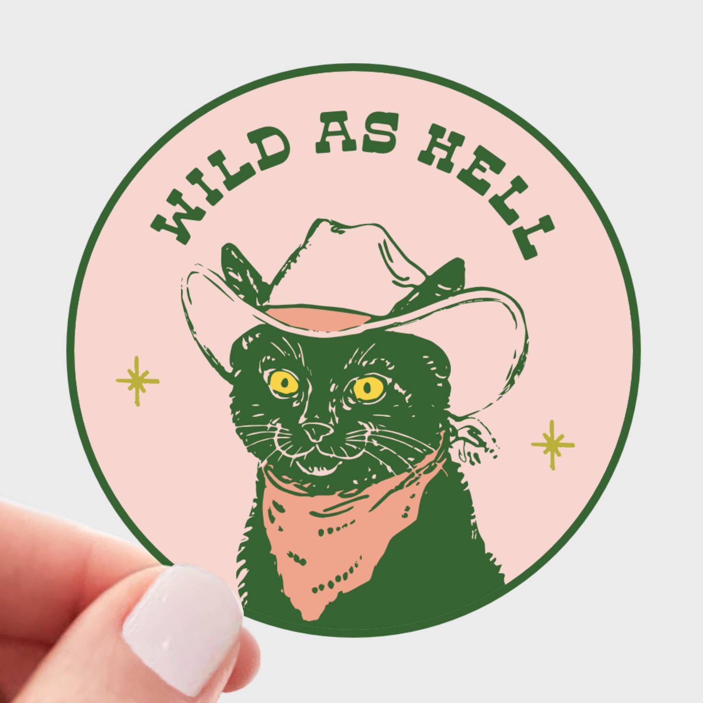 Wild As Hell Sticker
