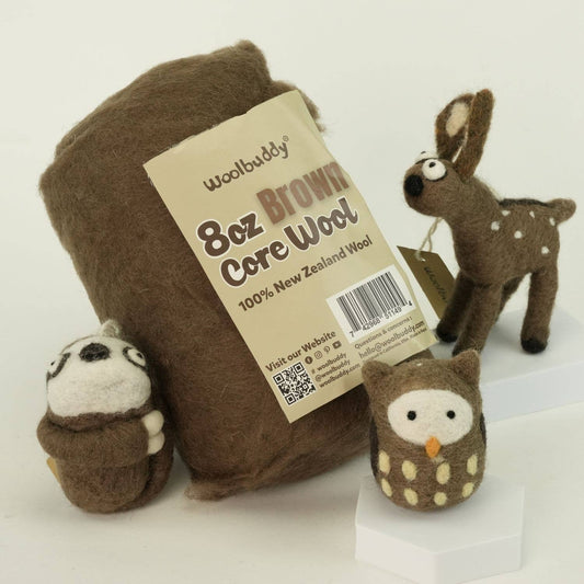8oz Core Wool for Needle Felting - homesewn