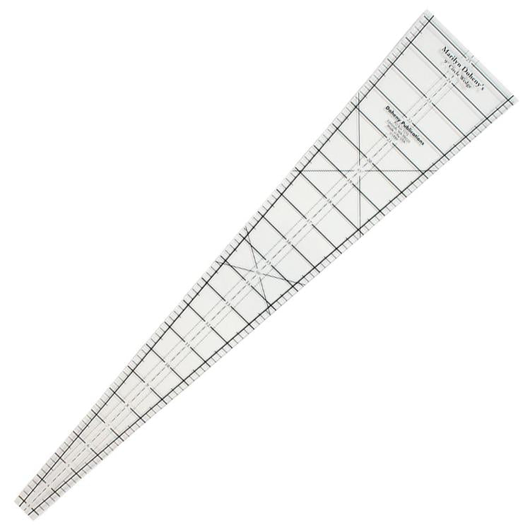 9 Degree Wedge Circle Ruler 25" - homesewn