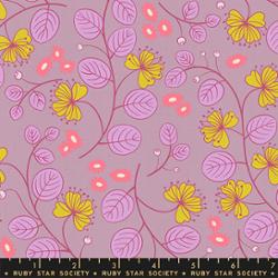 Caper Floral - Lilac - LoFi Linens by Ruby Star Society