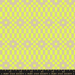 Bitmapped - Neon Yellow - LoFi Linens by Ruby Star Society