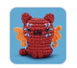 PREORDER Maya the Alebrije Cat Crochet Kit - Dia de Los Muertos The Woobles