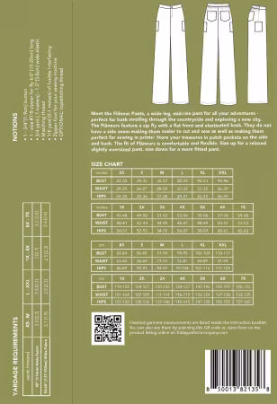 Flaneur Pants Printed Pattern