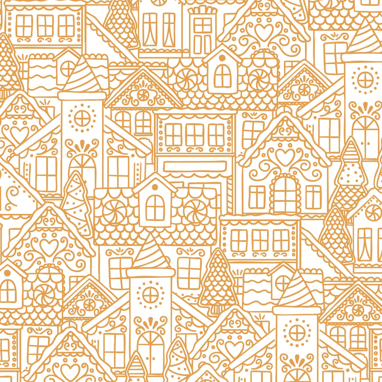 Gingerbread Village Gold - Jolly Tidings