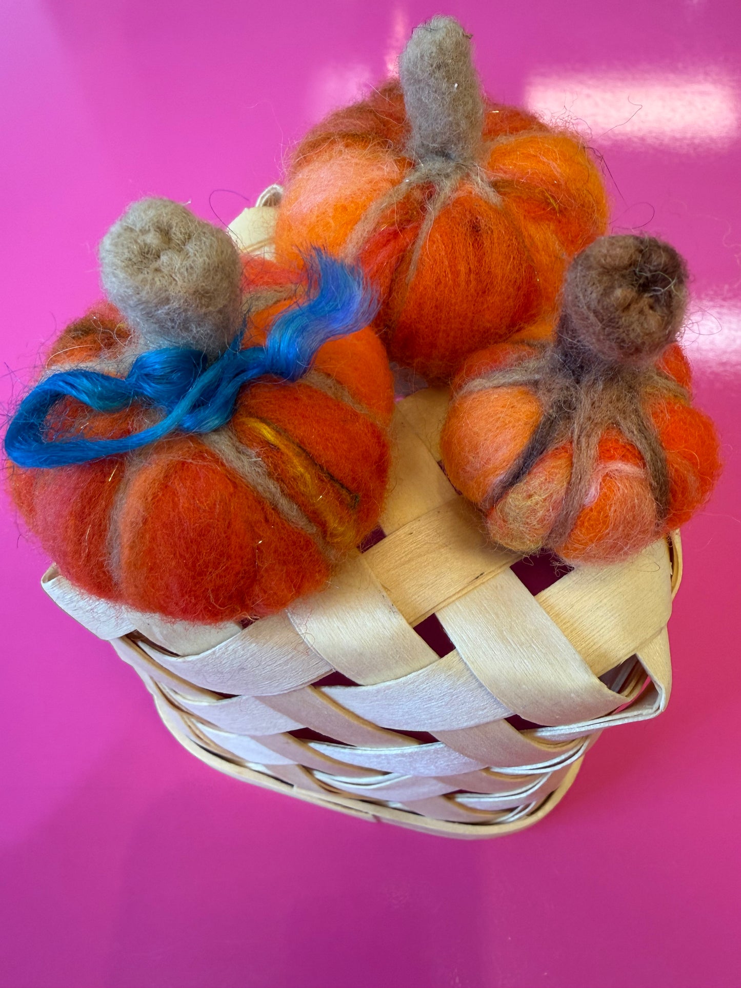 Needle Felted Pumpkin Workshop