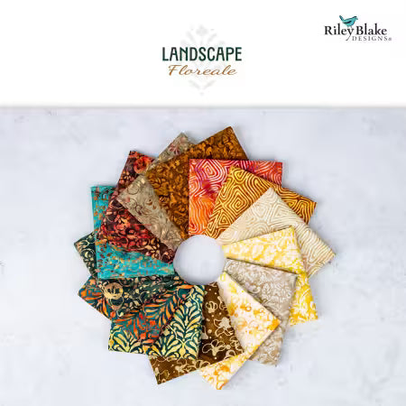Batiks Landscape Floreale 2.5in Strips (40pc)