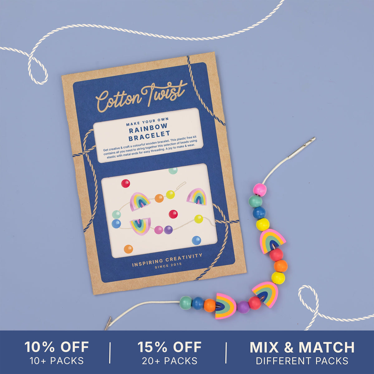 Make Your Own Rainbow Bracelet