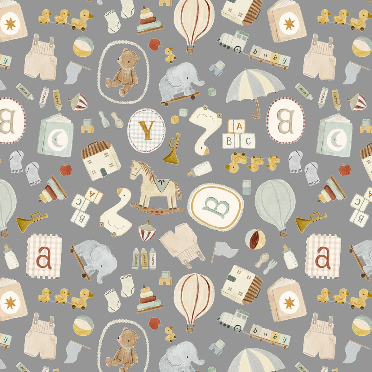 Dream Big - Dove - Dear Stella Small Wonder fabric