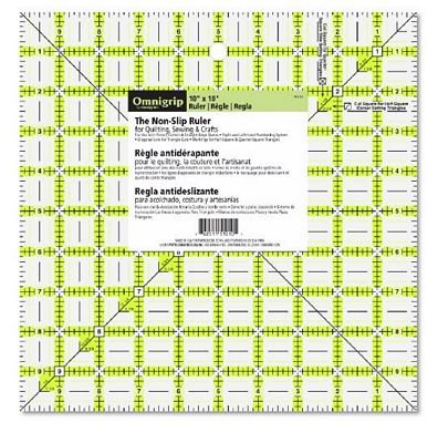 Acrylic Ruler 10in Square - homesewn
