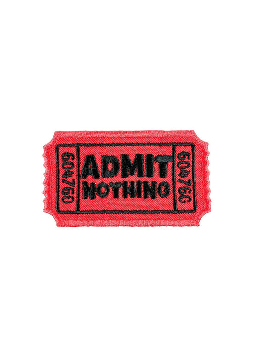 Admit Nothing Embroidered Iron - On Patch Carnival Trucker Hat - homesewn