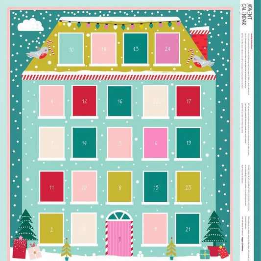 Advent House - Advent Calendar Panel - homesewn