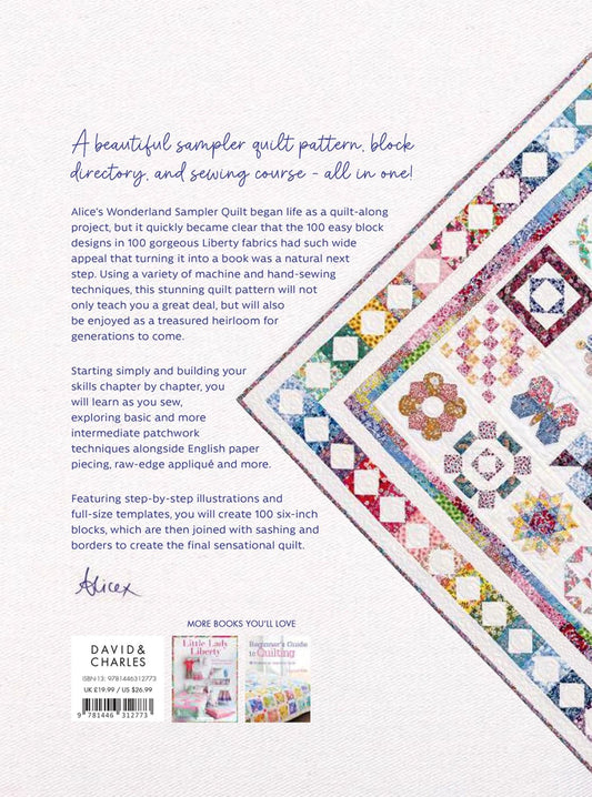Alice's Wonderland Sampler Quilt Book - homesewn