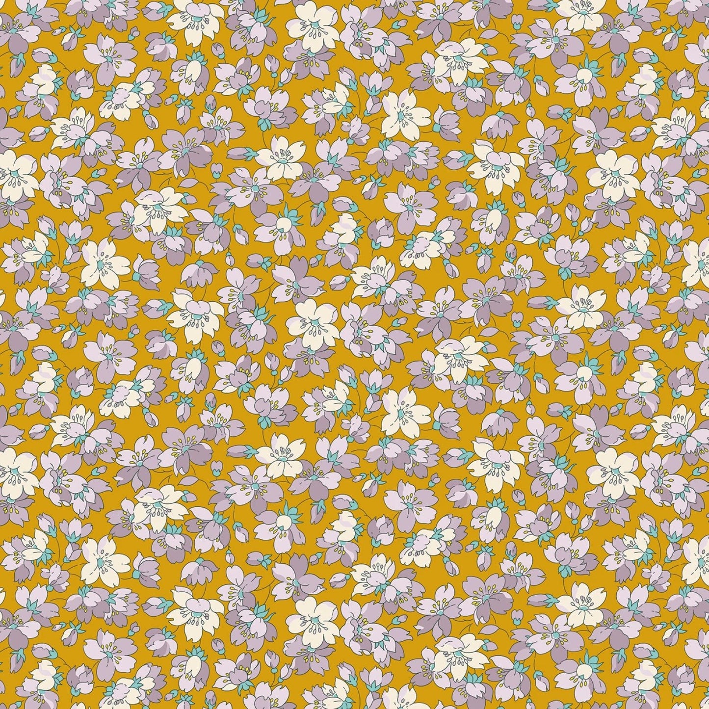 Anemone Charm A - Liberty Heirloom - Liberty Fabrics - homesewn