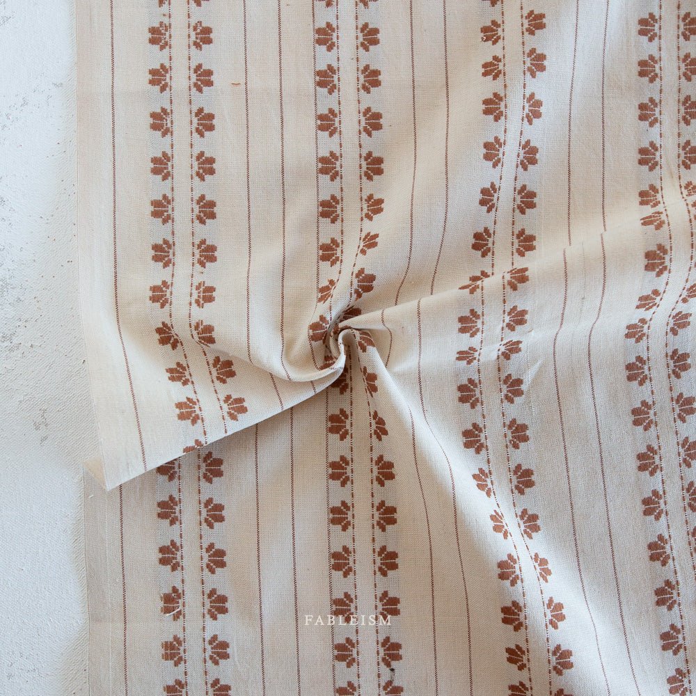 arriving 2/10 Deco Plaid 150 gsm - Umber - Golden Hour Wovens by Fableism - homesewn