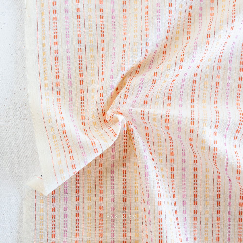 arriving 2/10 Flick Stitch in Wild 130 gsm - Golden Hour Wovens by Fableism - homesewn