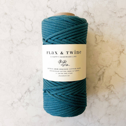 Astrid 4mm Braided Cotton Rope - homesewn