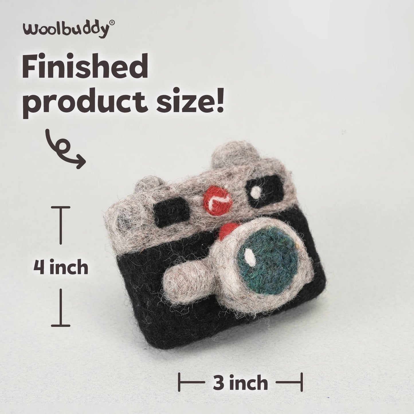 Beginner Camera Needle Felting Kit – DIY Craft Gift