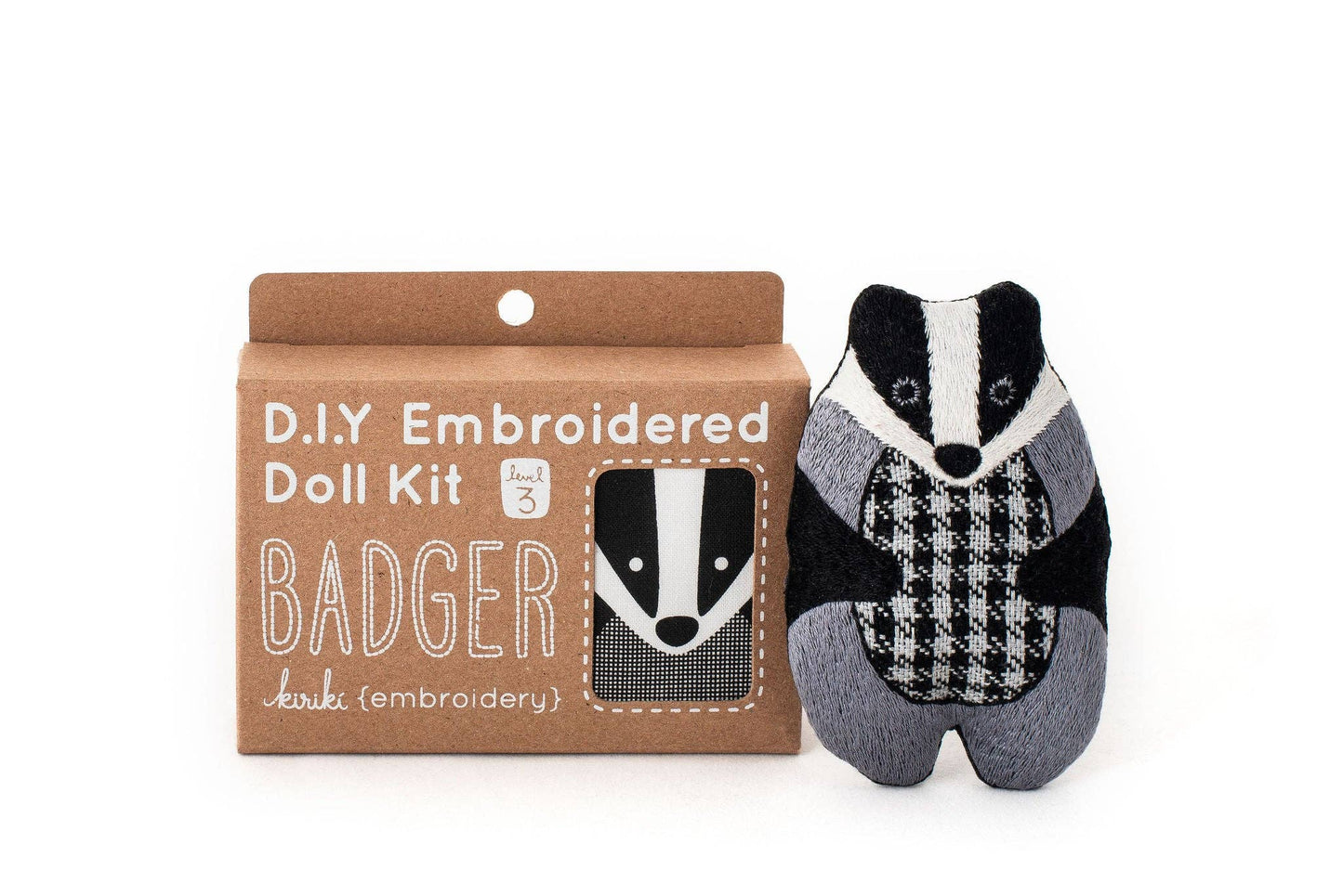 Badger - Embroidery Kit - homesewn