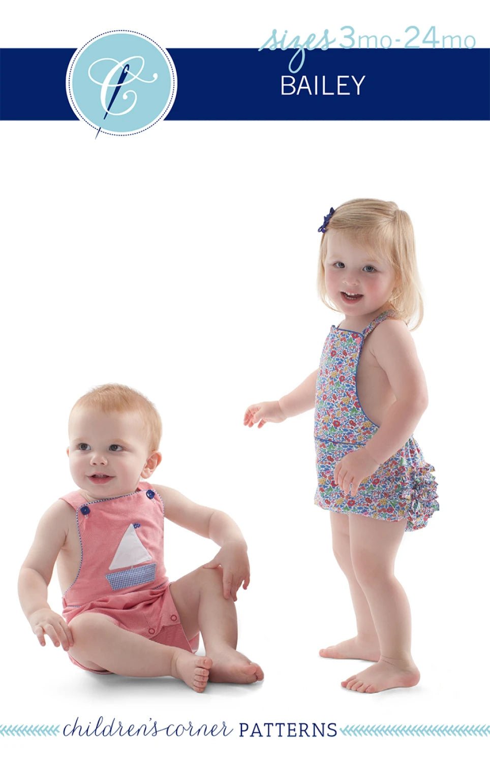 Bailey 3 - 24 Months Sewing Pattern - homesewn