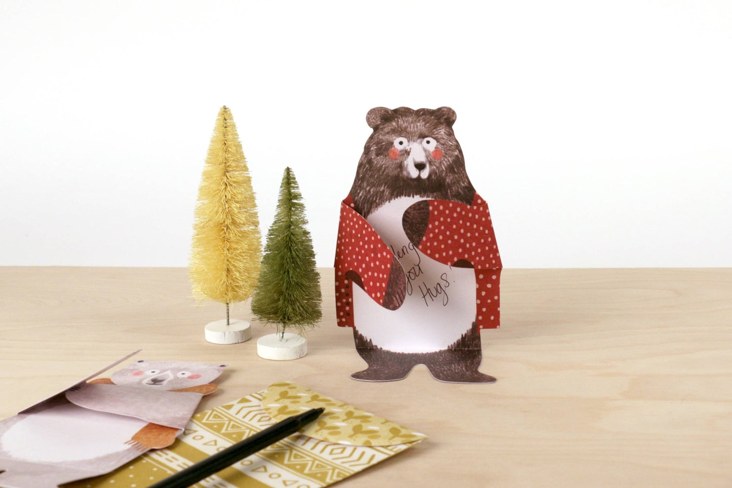 Bear Hugs Notecards - homesewn