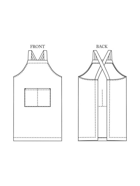 BETTY Apron S M L - PDF PATTERN - homesewn