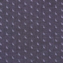 Birds - Blue Jay - Picnic Wovens - homesewn
