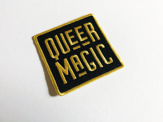 Black and Yellow Queer Magic Patch - homesewn