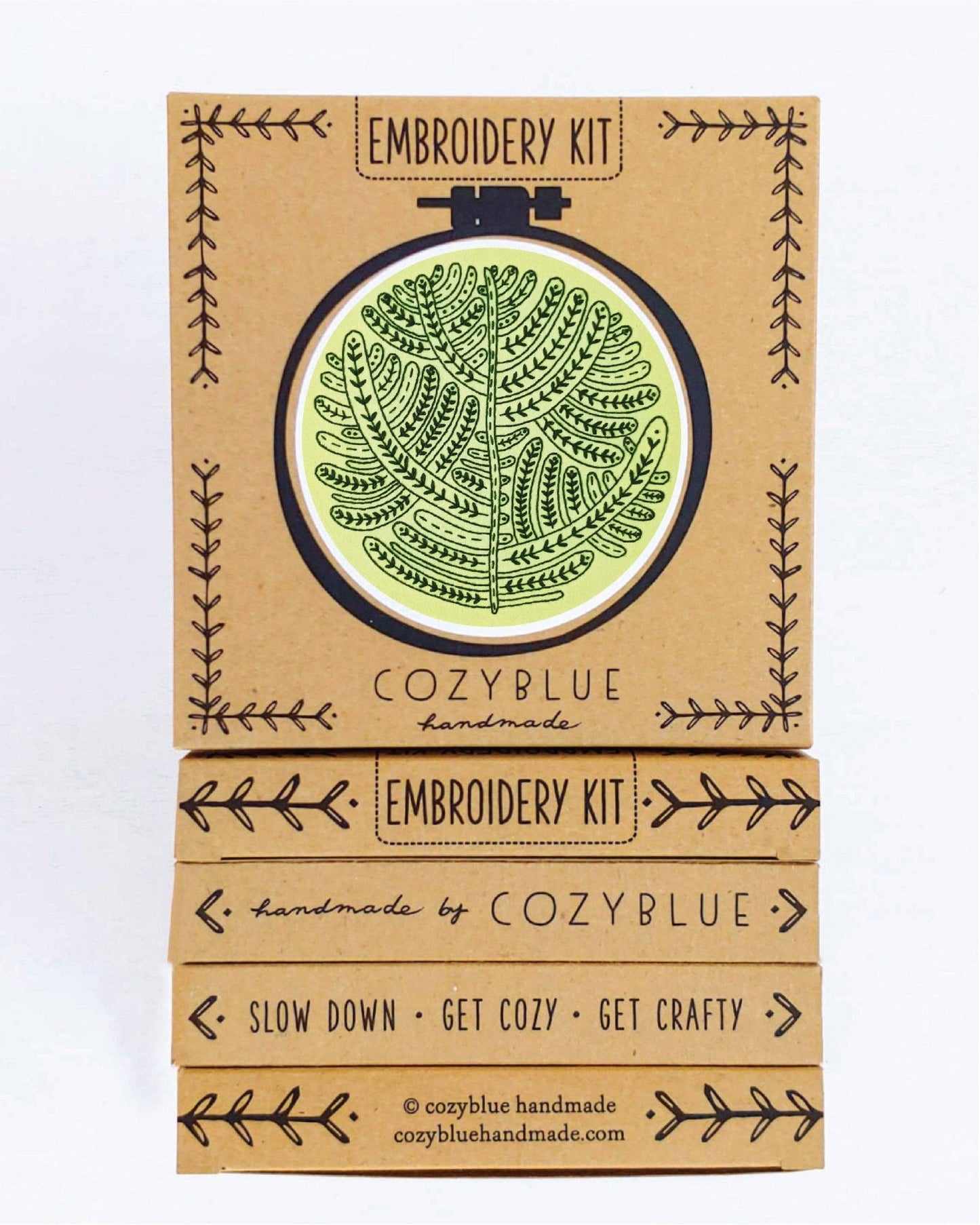 branching out embroidery kit - homesewn