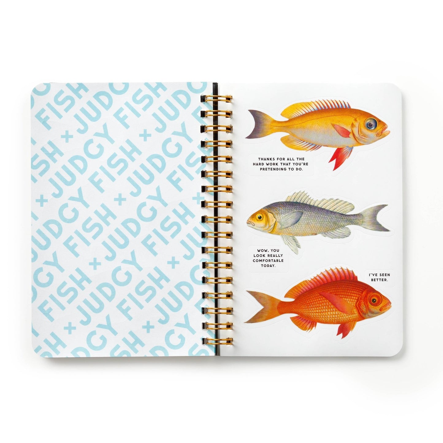 Brass Monkey Judgy Fish Sticker Book - homesewn
