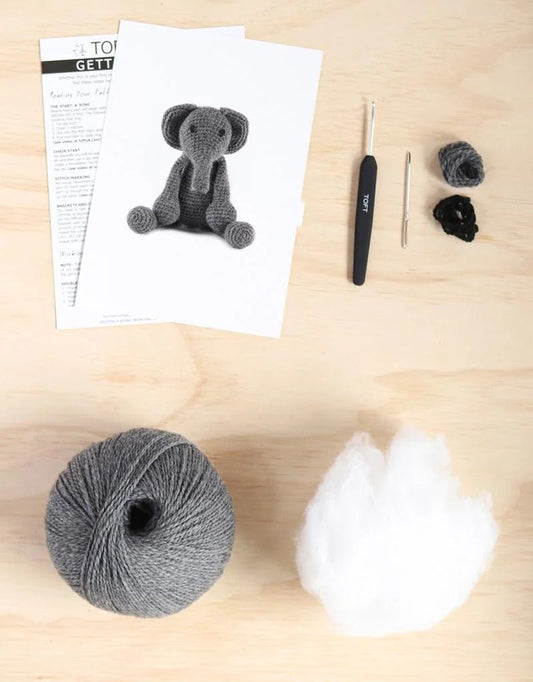 Bridget the Elephant Kit - homesewn