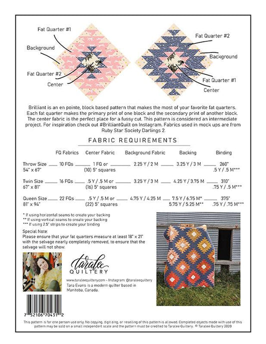 Brilliant Quilt Pattern - homesewn