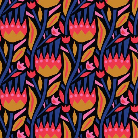 Bygone Garden - Fabled Land - Organic Quilting Cotton Fabric - homesewn