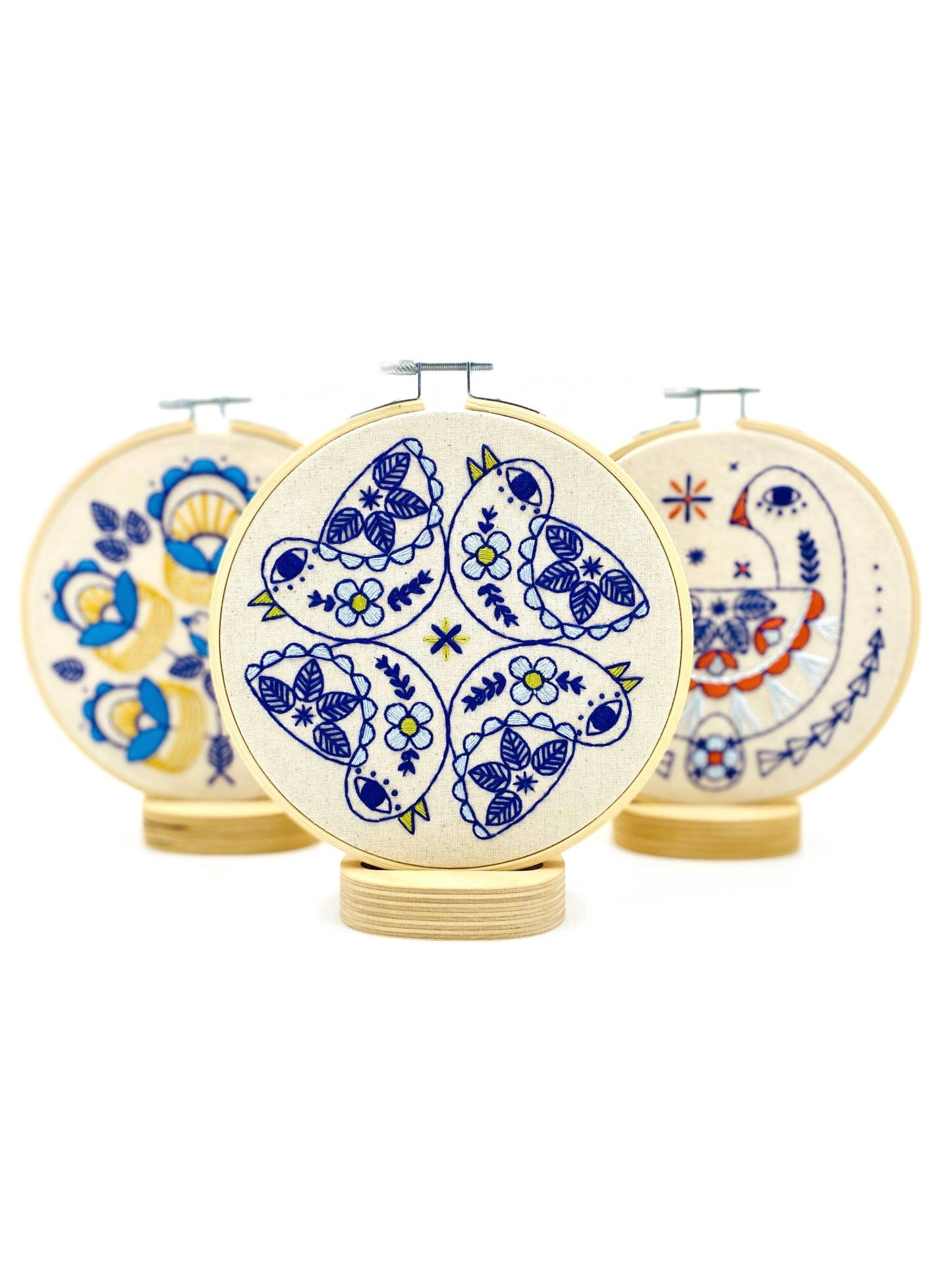 Calling Birds Complete Embroidery Kit - homesewn