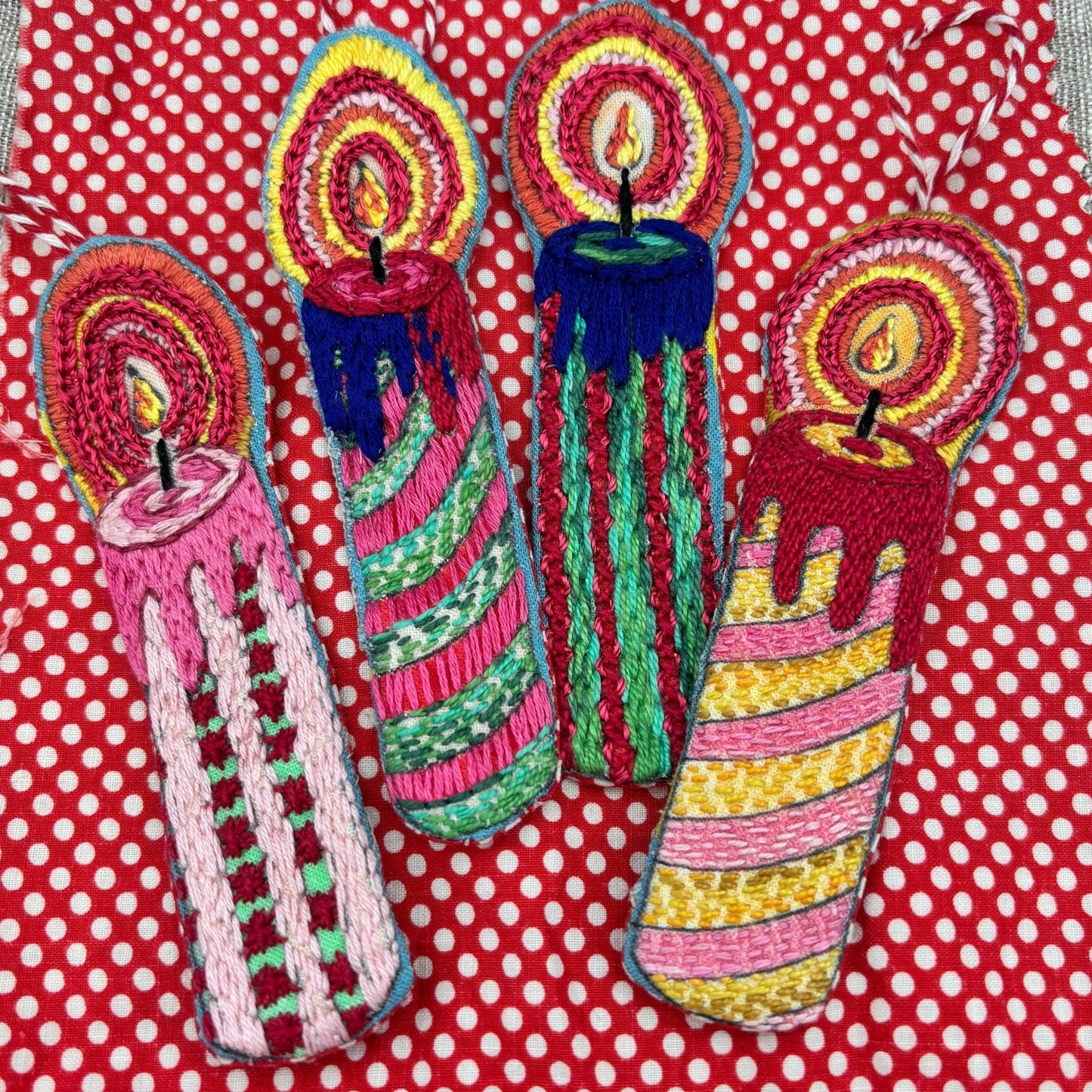 Candle Ornaments - homesewn