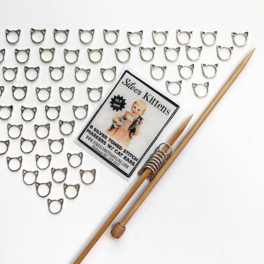 Cat Stitch Markers - homesewn