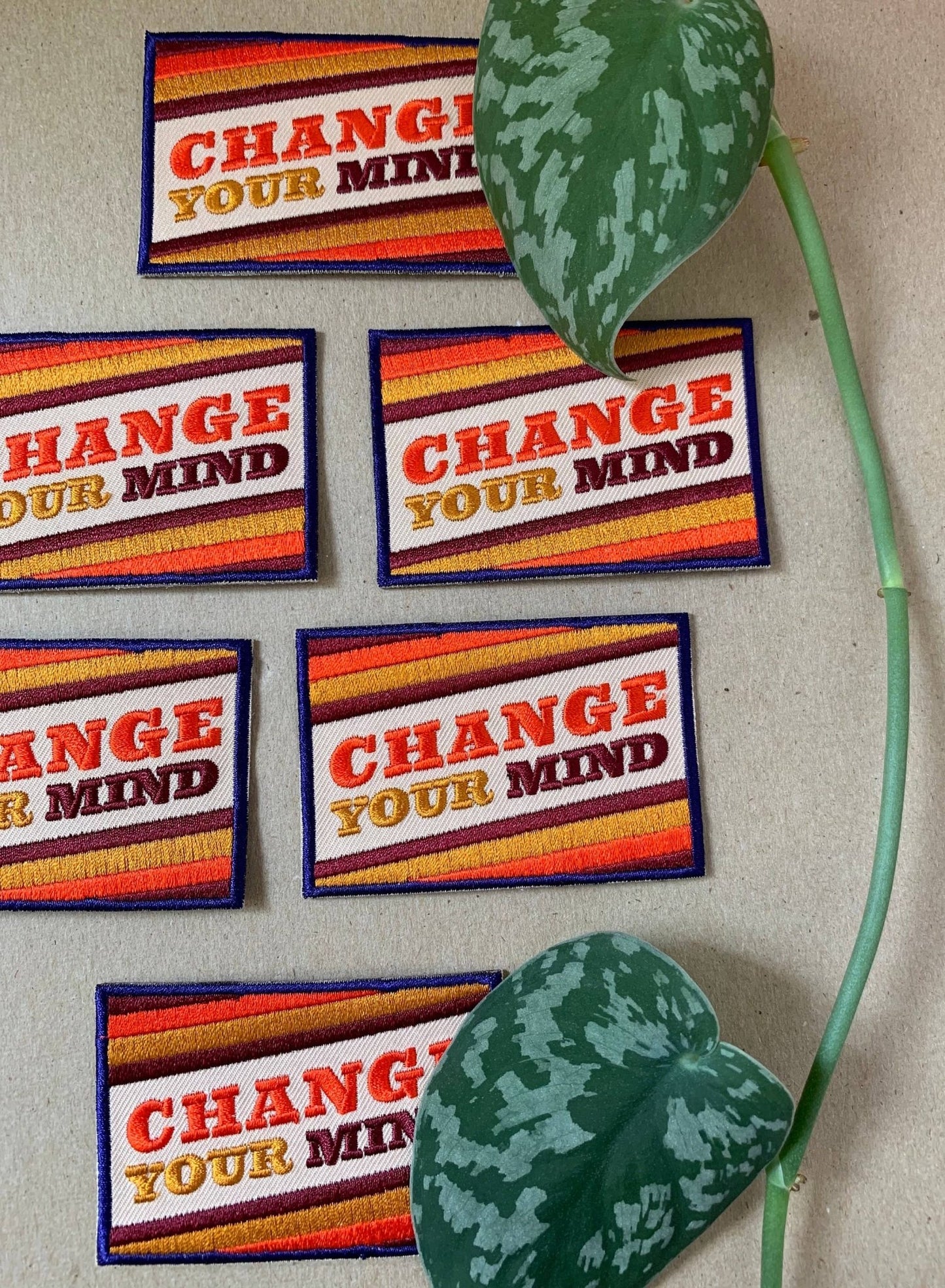 Change Your Mind - Iron On Patch - homesewn